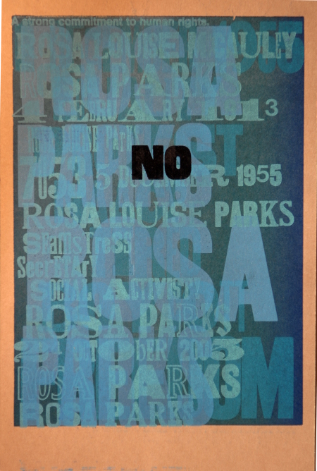 Amos Kennedy Rosa Parks No poster
