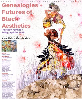 Graphic for Genealogies & Futures of Black Aesthetics conference